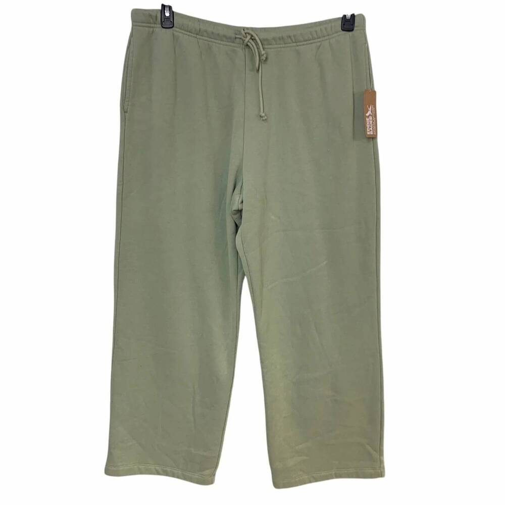 NEW EDDIE BAUER women's vintage soft drawstring sweatpants in sage